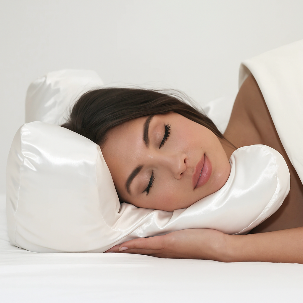 WrinkleAway™ Pillow + FREE Silk Pillowcase